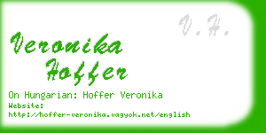 veronika hoffer business card